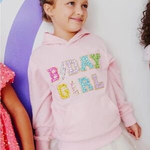 Lola + The Boys | Pink B-Day Girl Hoodie
